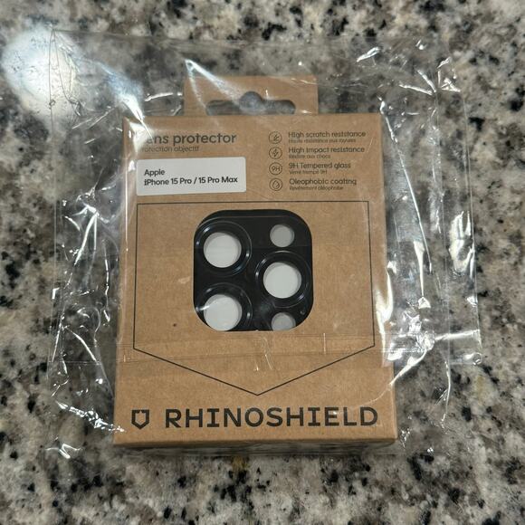 RhinoShield Camera Lens Protector Compatible w iPhone 15/15 Pro Max Blue NEW - Picture 1 of 2